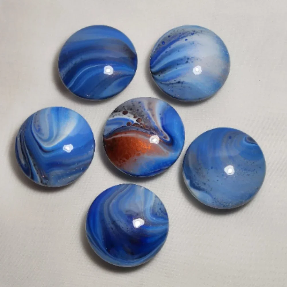 Hand Crafted Cabinet Door Knobs Hand Painted Wooden Resin Kitchen Nursery Deco